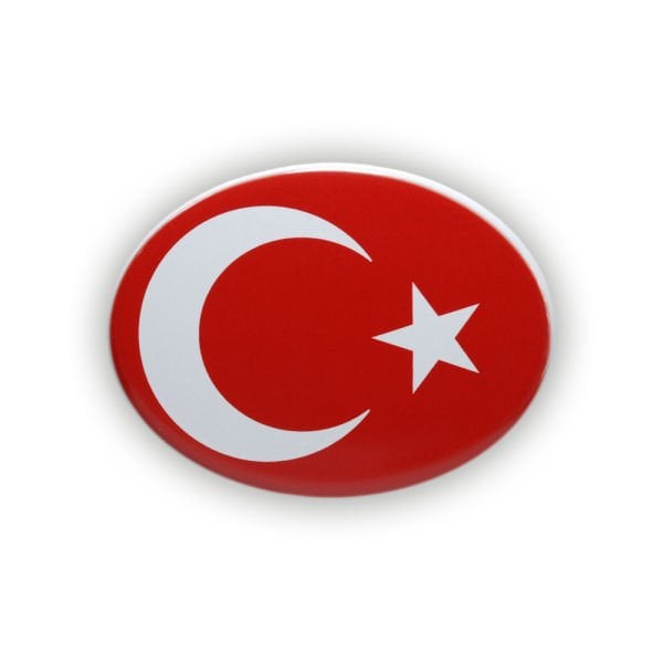 Porselen Resim Oval Düz 9 x 12 cm.