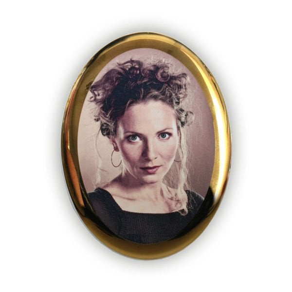 Porselen Resim Oval Düz 13 x 18 cm.