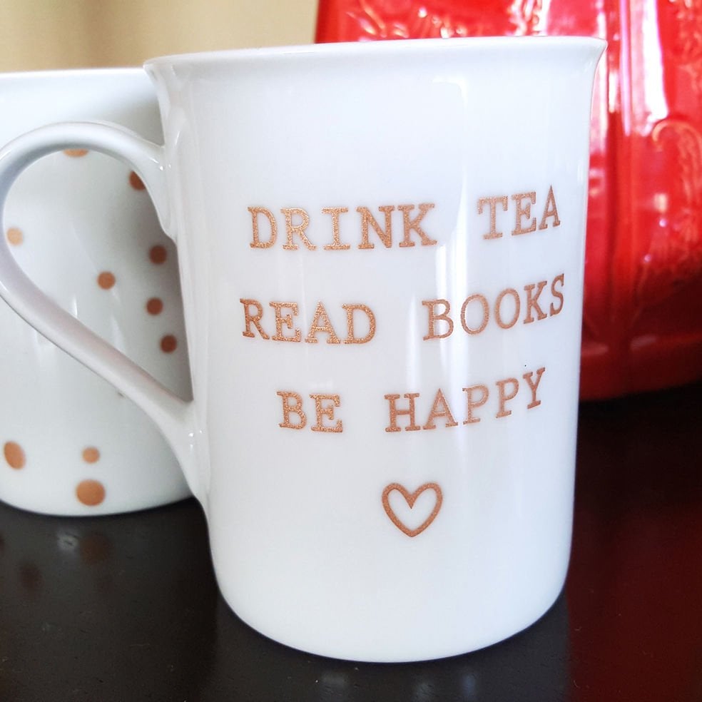 Drink Tea (metalik bronz)  Kupa