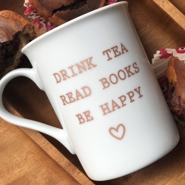 Drink Tea (metalik bronz)  Kupa