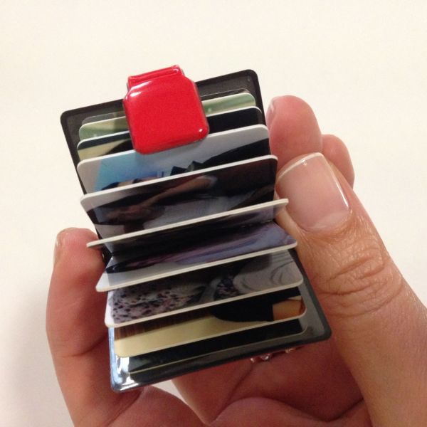 Mini Albüm Siyah Ekose